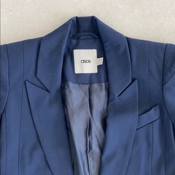 ASOS NAVY BLUE BLAZER - Picture 2 of 11